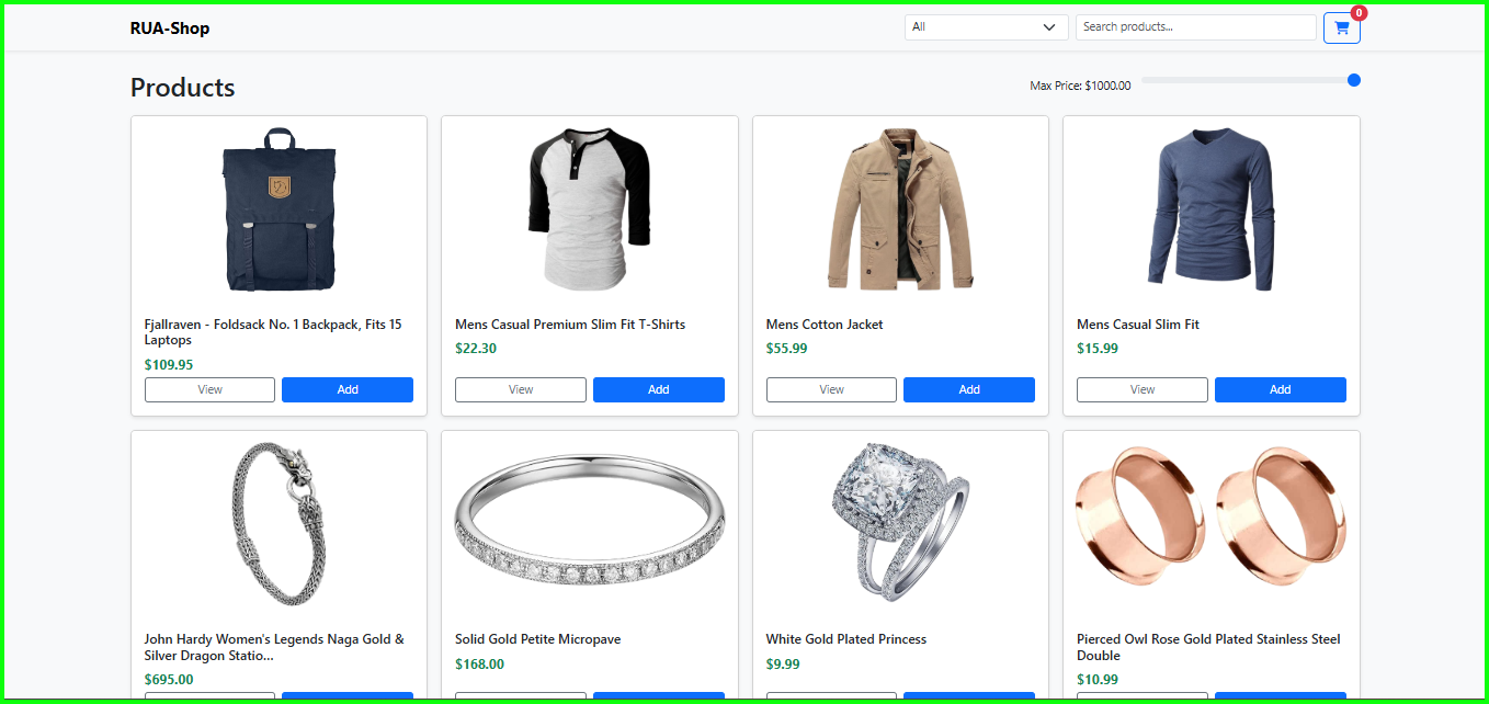 Project 4 - E-commerce Shop